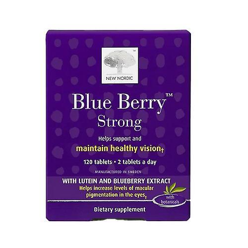 New Nordic Neu Nordic US Inc Blue Berry Strong, 120 Tabletten (1er Pack) on Productcaster.