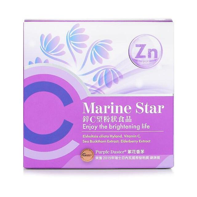 Eckare Marine Star Vitamin C + Zinc Powder - Elsholtzia Ciliata Hyland Vitamin C Sea Buckthorn Extract Elderberry Extract - 30 Packets on Productcaster.