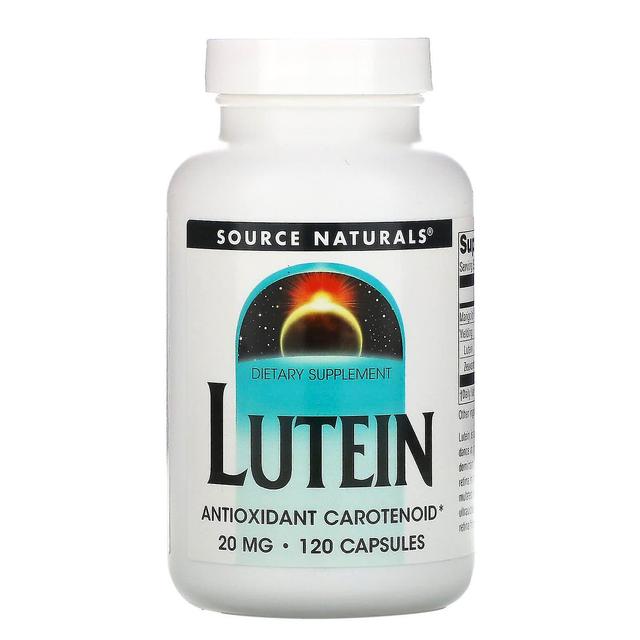 Source Naturals Quelle Naturals, Lutein, 20 mg, 120 Kapseln on Productcaster.