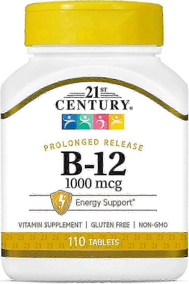 21st Century 21e eeuw vitamine B-12, langdurige afgifte, 1000 mcg, tabletten, 110 ea on Productcaster.