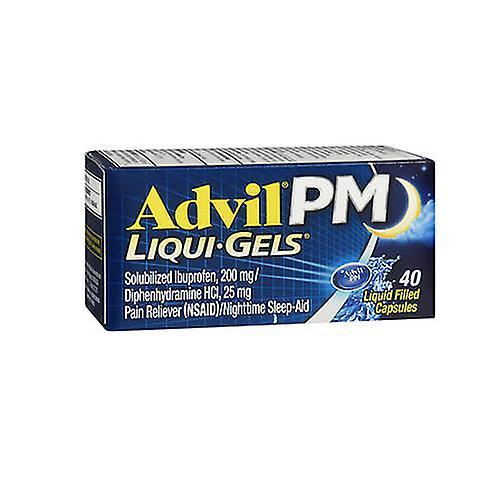 Advil PM Pain Reliever, 40 Liqi Gels (Pack of 1) on Productcaster.