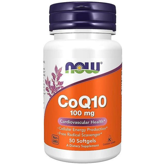 NOW Foods CoQ10 100mg Softgels 50 on Productcaster.