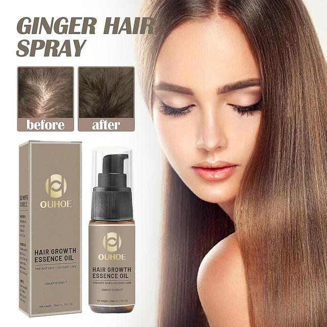 Anti Hair Loss Hair Growth Spray Essence Beard Grow Stimulator Natural Accelerate Hair Growth Oil Fa on Productcaster.