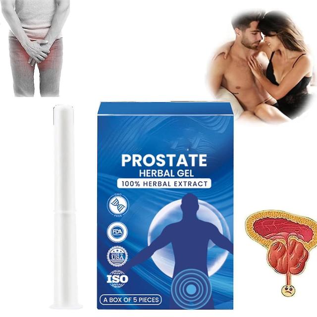 Naturlig prostata växtbaserad gel, prostata naturlig örtgel, prostata hälsoprodukter för män, återställa prostatahälsa och vitalitet 1Box - 5st on Productcaster.