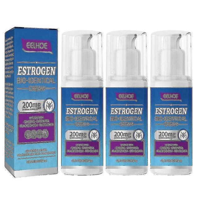 3pcs Progesterone Cream For Menopause Relief 100ml on Productcaster.