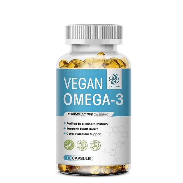 Visgaler Omega 3 lepšie ako rybí olej Omega 3 6 9 - vegánske doplnky omega 3 mastných kyselín Doplnok omega 3 rias - vegánske Dha, DPA, Epa 10pcs on Productcaster.