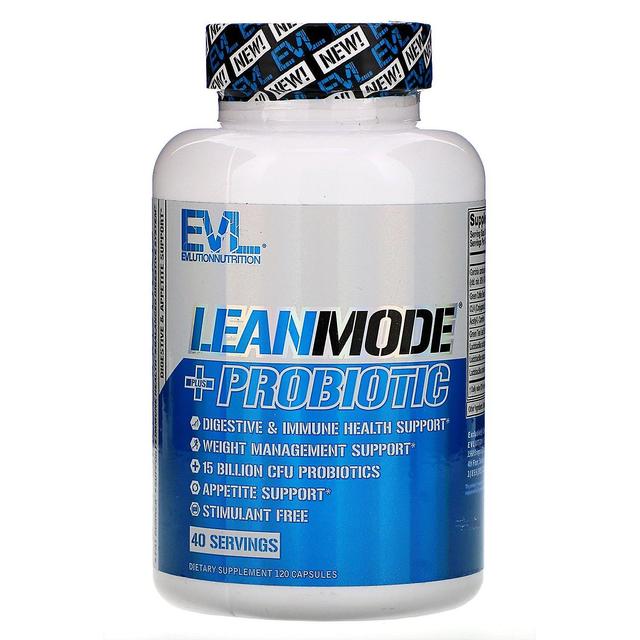 EVLution Nutrition, LeanMode + Probiotic, 120 Kapsler on Productcaster.