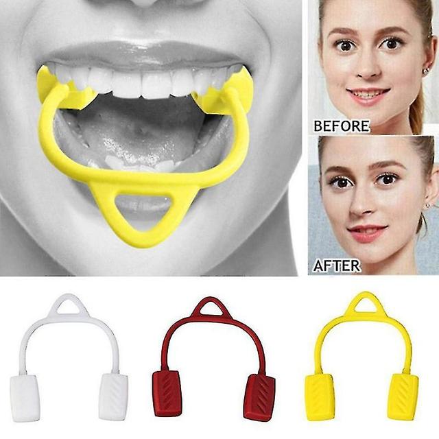 Jaw Line Exerciser Facial Muscle Trainer Silicone Chew Anti-wrinkle dpp white on Productcaster.