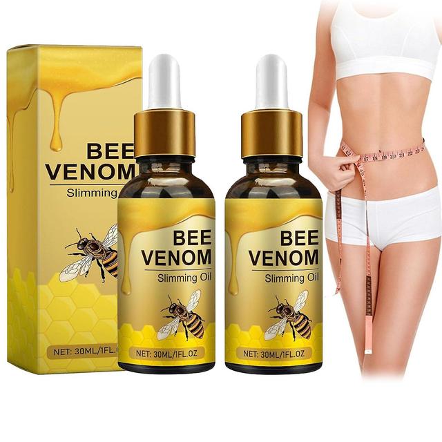 Lelinker Bienengift-Schlankheitsl, Bee Venom Lymphatic Slimming Oil Bienengift-Lymphdrainage & Abnehmen 2 Pcs on Productcaster.