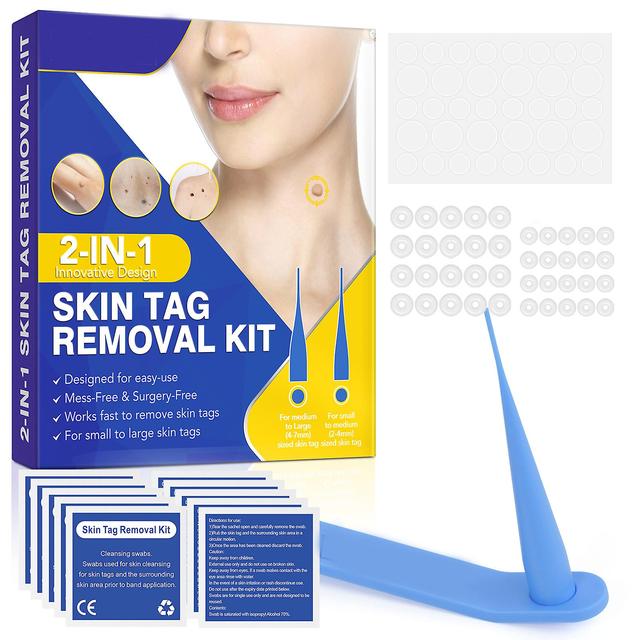 Katreu Skin Tag Removal Tools Kit Stem Warts & Mole Removal Set for Face Neck and Body on Productcaster.