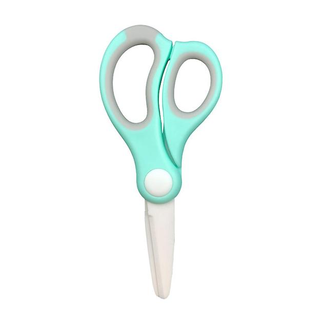 Ceramics Shear Drop-resistance Infant Safety Children Food green on Productcaster.