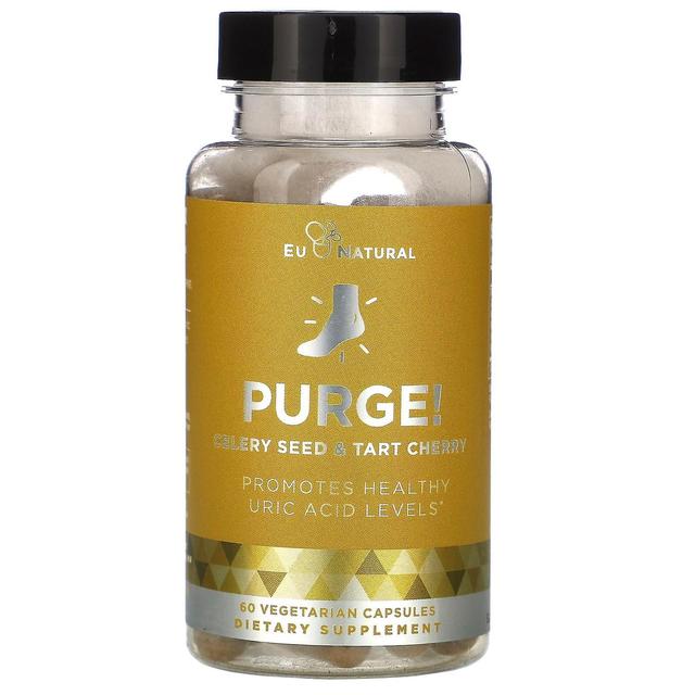 Eu Natural, PURGE!, Celery Seed & Tart Cherry, 60 Vegetarian Capsules on Productcaster.