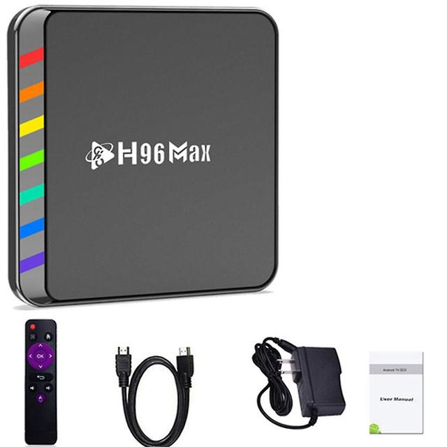 Ultra-thin Androids 11 Hd Set-top Box High-definition Medias Player For Living Room Home 4G 64G UK plug on Productcaster.