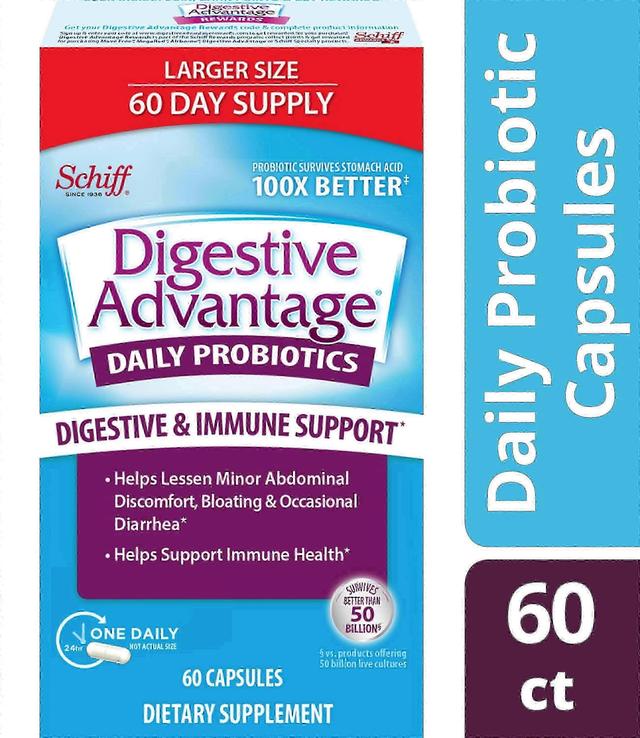 Digestive Advantage Tráviace výhody denný probiotický doplnok stravy, 60 ea on Productcaster.