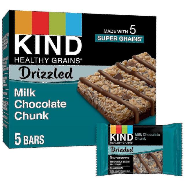 Kind drizzled milk chocolate chunk granola bars, 5 ea on Productcaster.