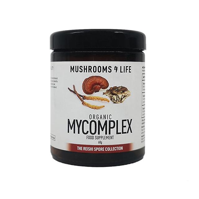 Mushrooms4Life Svamp 4 liv ekologiskt mykomplexpulver 60g on Productcaster.