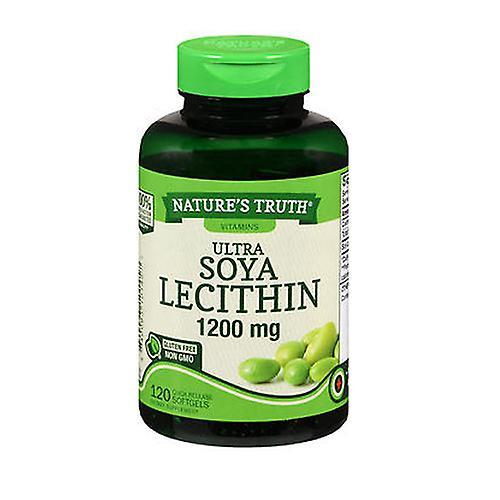 Nature's Truth Nature'S Truth Ultra Soya Lecithin Quick Release Softgels,1200 Mg,120 Caps (Pack of 1) on Productcaster.