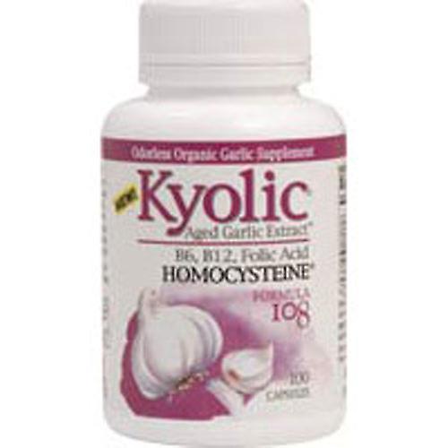 Kyolic Homocysteine Formula 108, Folic B6 B12 , 100 Cap (Pack of 3) on Productcaster.