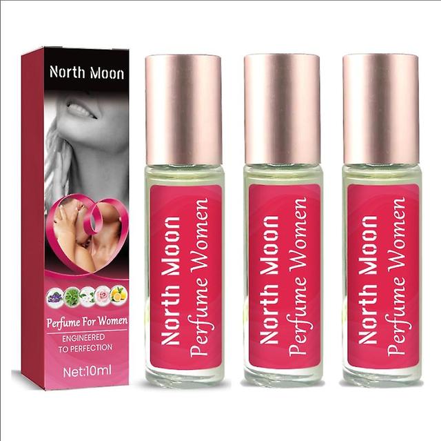 North Moon Women's Pheromone Oil Natural Fresh Portable Fragrance Long-lasting Date Atmosphere Perfume 3PCS on Productcaster.