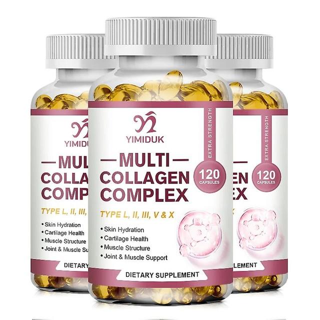 Sofirn Multi Hydrolyzed Collagen Capsules Suplement Wspiera Zdrową Skórę, Stawy, Włosy, Paznokcie - Przeciwutleniacz - Suplement diety 3 Butelki 60... on Productcaster.