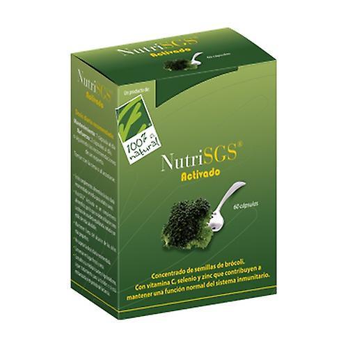 Cien por Cien Natural NutriSGS activated - broccoli seed concentrate 60 capsules on Productcaster.