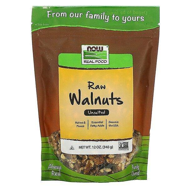 Now Foods, Real Food, Raw Walnuts, Unsalted, 12 oz (340 g) on Productcaster.