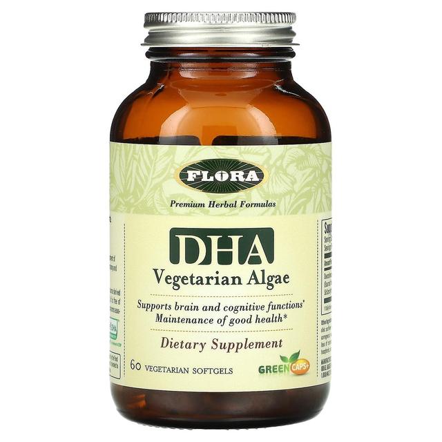 Flora, Alghe Vegetariane DHA, 60 Softgel vegetariani on Productcaster.