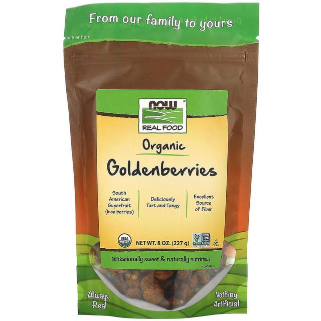 NOW Foods, Real Food, Certified Organic Golden Berries, 8 oz (227 g) on Productcaster.