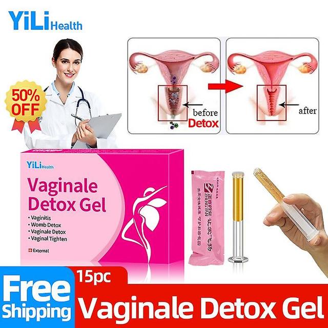 Coscelia Vaginale Womb Detox Cleaner Vaginal Tightening Gel Gynecology Vaginitis Medical Treatment Anti Itching Inflammation 15pcs(without boxs) on Productcaster.