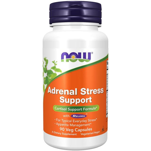 NOW Foods Adrenal Stress Support with Relora 90 Veg Capsules on Productcaster.