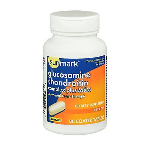 Sunmark Glucosamina Condroitina Complejo Caplets Triple Fuerza, 80 Tabletas (Pack de 1) on Productcaster.