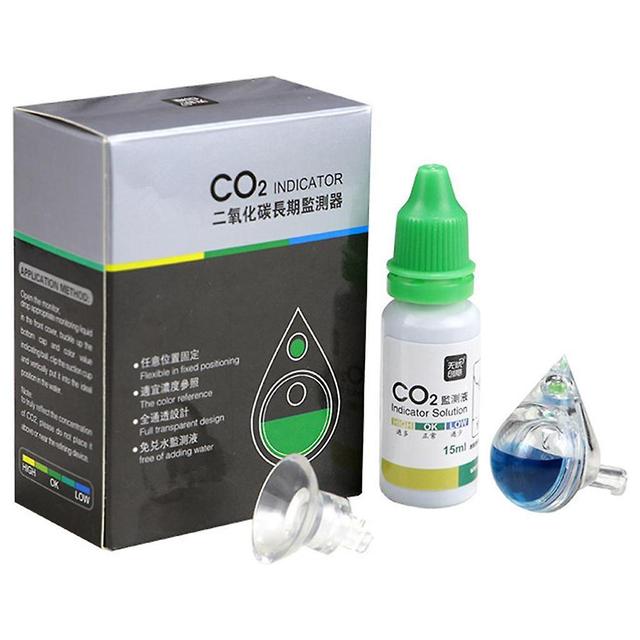 Co2 Drop Checker met oplossingen Dubbel of enkel geplant aquariumglas on Productcaster.