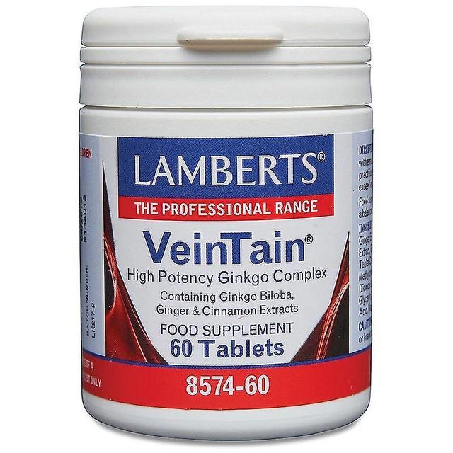 Lamberts VeinTain Tablets 60 (8574-60) on Productcaster.