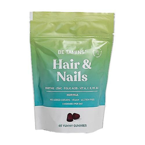 BE-TAMINS Hair & Nails - Gummies with biotin 60 Jelly beans (Currant) on Productcaster.