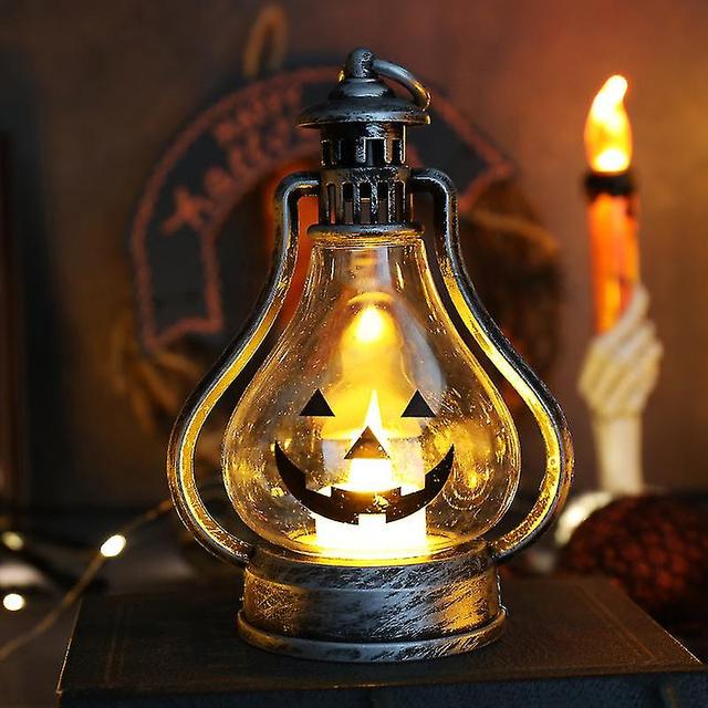 Nieuwe Halloween Decoraties Led Candle Light Pumpkin Ghost Hanging Led Lantern on Productcaster.