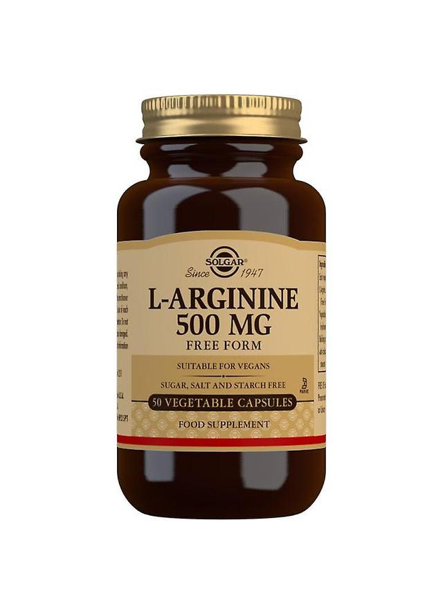 Solgar L-Arginine 500 mg - 50 Vegicaps on Productcaster.