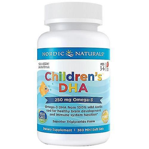 Nordic Naturals Detská DHA, 250 mg, Jahoda 360 softgels (balenie po 2) on Productcaster.