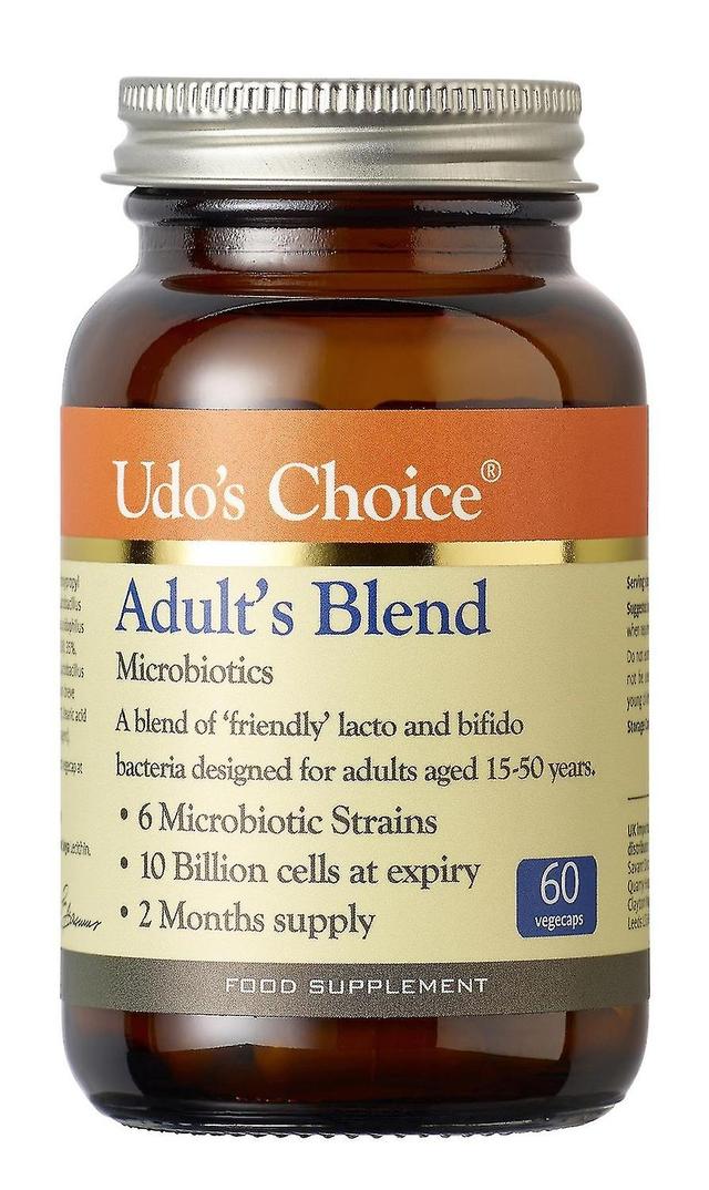 Udos Choice Adult's Blend Microbiotics - 60 Vegecaps on Productcaster.