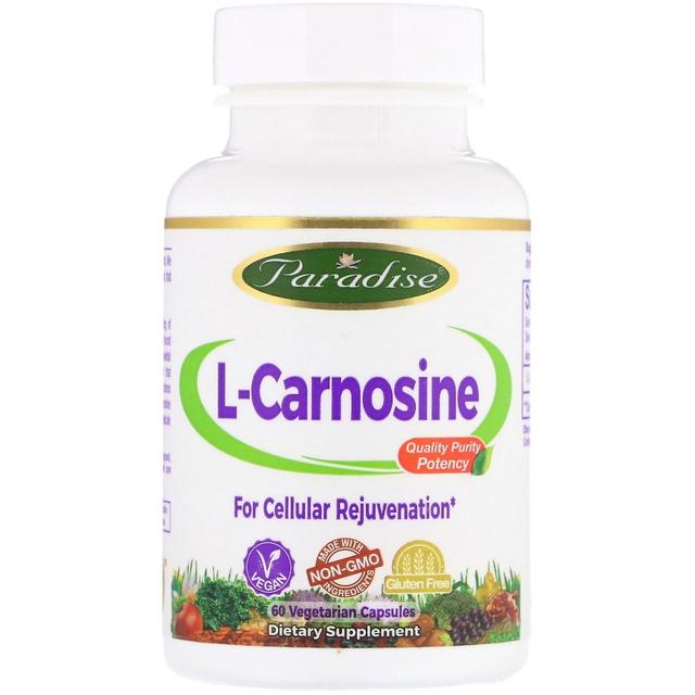 Paradise Herbs, L-Carnosine, 60 Vegetarian Capsules on Productcaster.