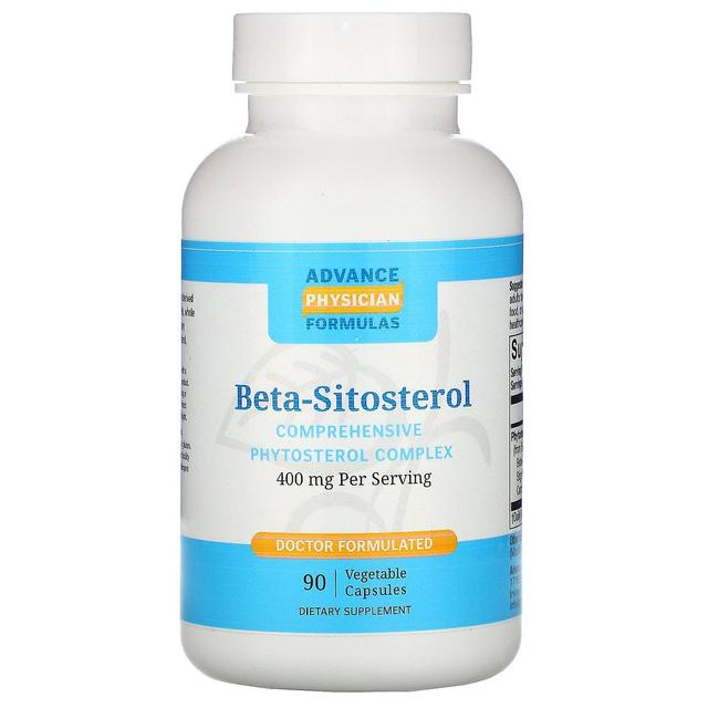 Advance Physician Formulas, Beta-Sitosterol, 400 mg, 90 Plantaardige Capsules on Productcaster.