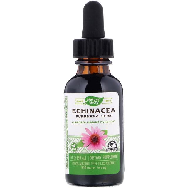 Nature's Way, Equinácea, 99.9% sin alcohol, 1 fl oz (30 ml) on Productcaster.