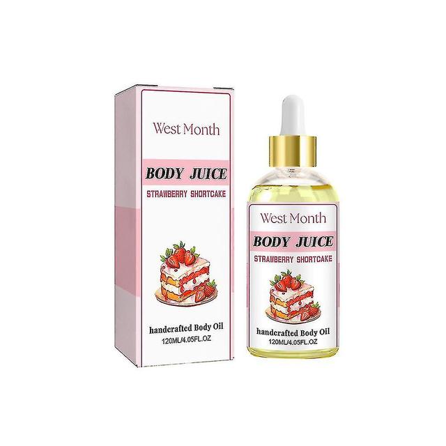 Wildplus Body Juice Oil Strawberry Shortcake Handcrafted Body Oil For Women on Productcaster.