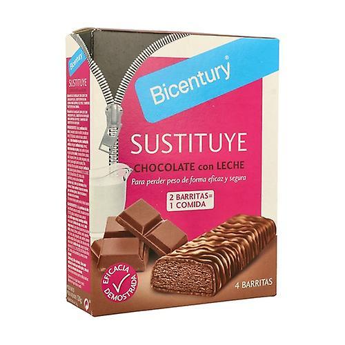 Bicentury Milk Chocolate Substitute Bars 4 bars of 32g on Productcaster.