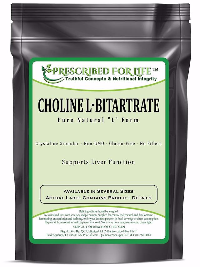 Prescribed For Life Colina L-bitartrato-100% puro naturale L forma polvere 12 oz (340 g) on Productcaster.