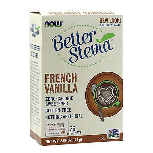 Now Foods French Vanilla Stevia Packets, 75/box (Pack of 1) on Productcaster.