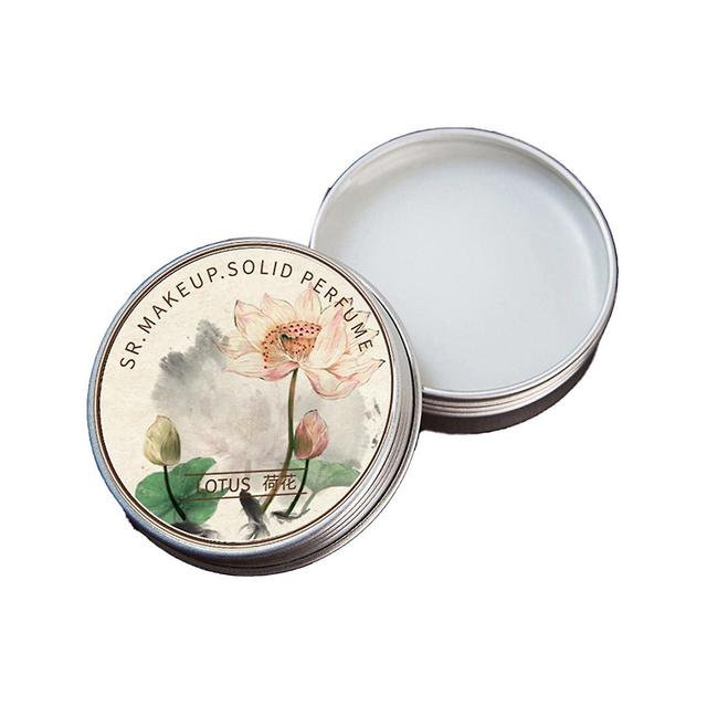 5 Pcs Women Solid Perfume Portable Solid Balm Long-lasting Fragrances Elegant Female Solid Perfumes(lotus) As Shown on Productcaster.