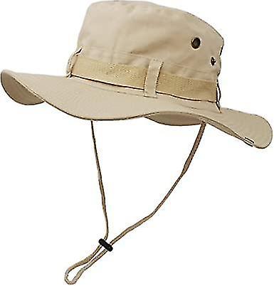 Chapeau de Soleil Stor Bord Extrieur, Couche Double Style Darme de Combat Classique Jungle Chapeau de Soleil Pour Pche, Chasse, Camping on Productcaster.