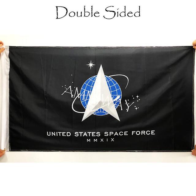 Ederfun Ussf Bendera Angkatan Ruang Amerika Serikat Angkatan Bersenjata Amerika Serikat Poliester Amerika Dicetak Bendera Dan Spanduk Besar Doppels... on Productcaster.