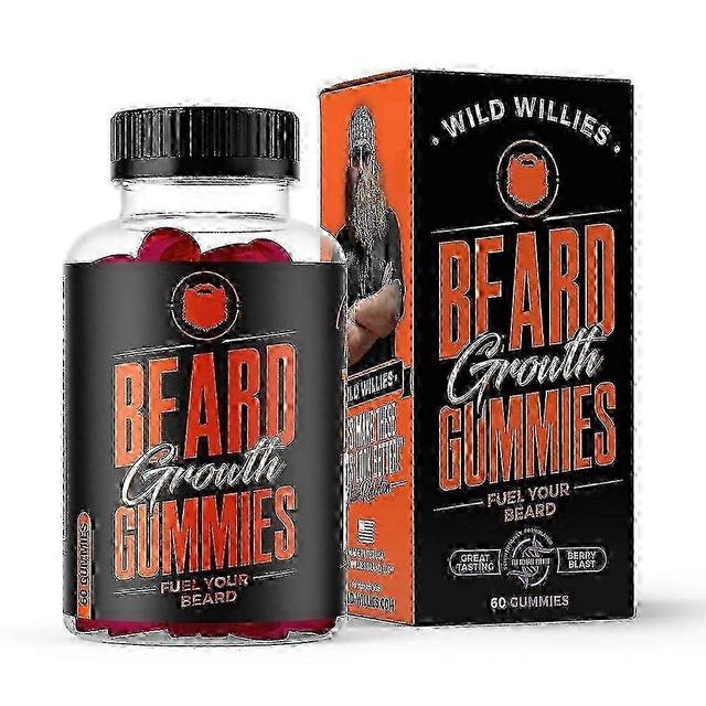 Wild willies beard growth gummies, berry blast, 60 ea on Productcaster.