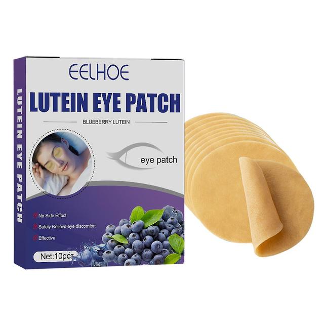 Grace Heidelbeer-Lutein-Augenklappe Linderung der Augenbelastung Trockene Augen Müde Augen Schwellung Tragbar 10 Stück / Karton on Productcaster.